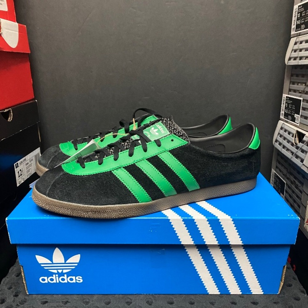 Adidas Originals London “Core Black/Green Gum” IE0826 Mens 12.5